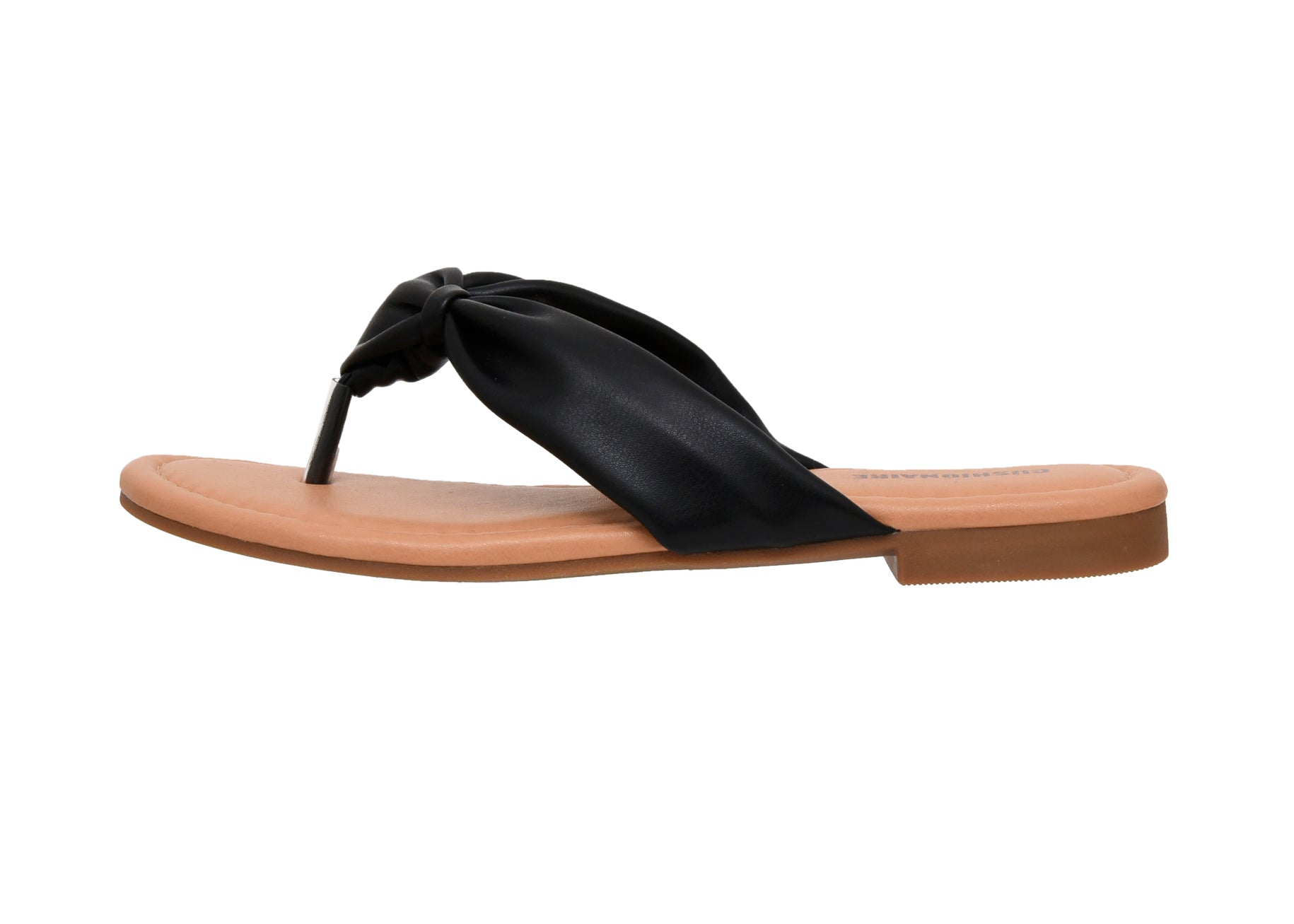 Quaid Knotted Thong Sandal Black