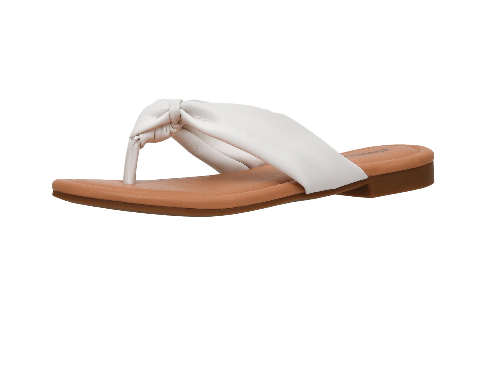 Quaid Knotted Thong Sandal White