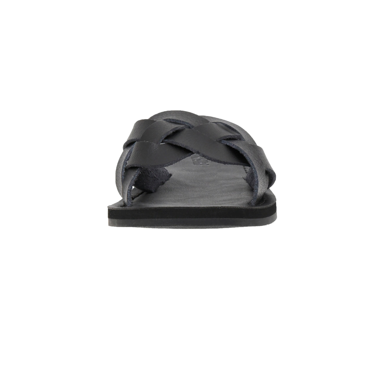 Winnie Woven One Band Sandal Black