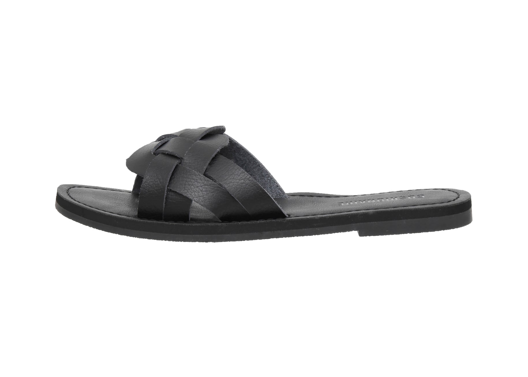 Winnie Woven One Band Sandal Black