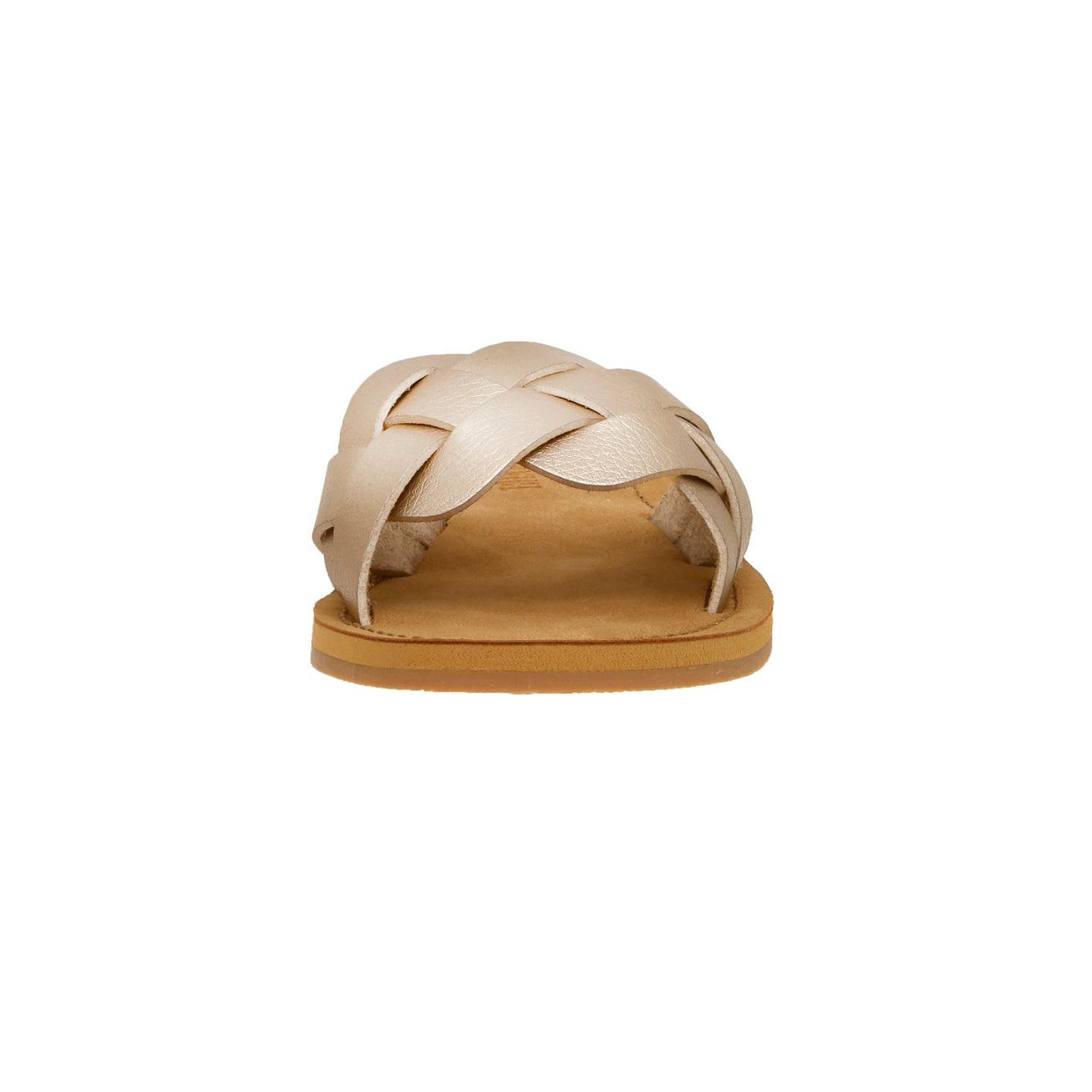 Winnie Woven One Band Sandal Gold