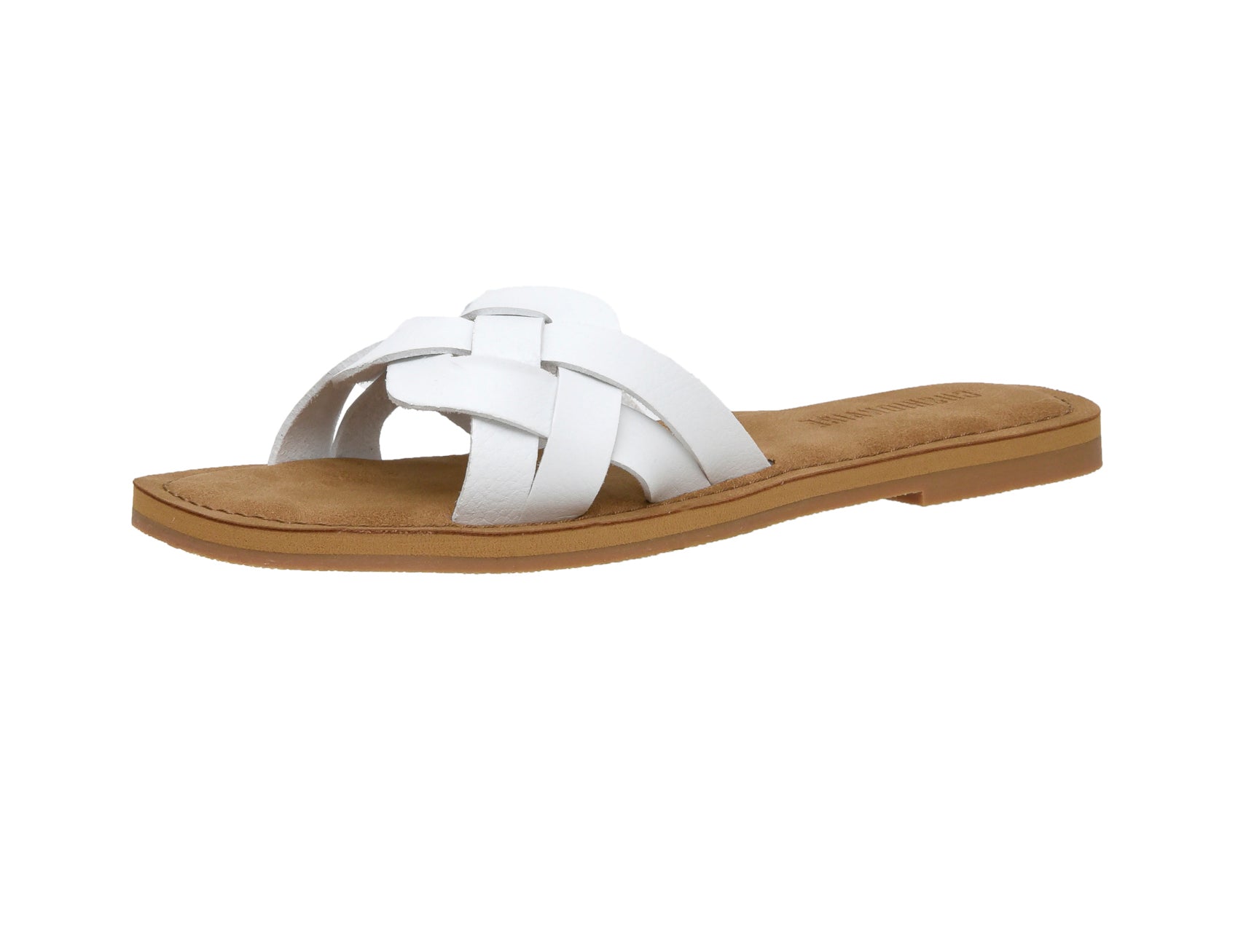 Winnie Woven One Band Sandal White