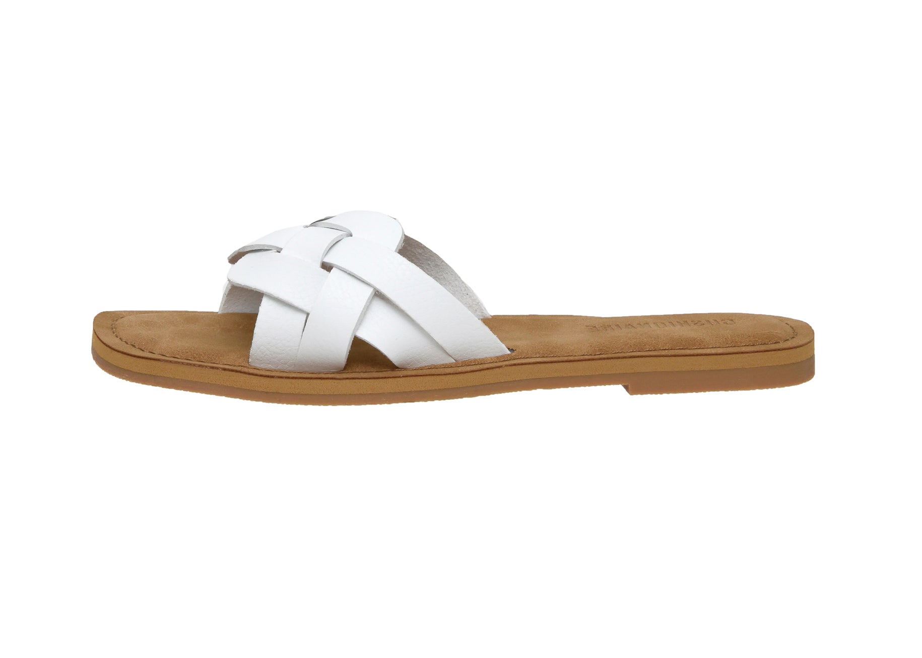 Winnie Woven One Band Sandal White