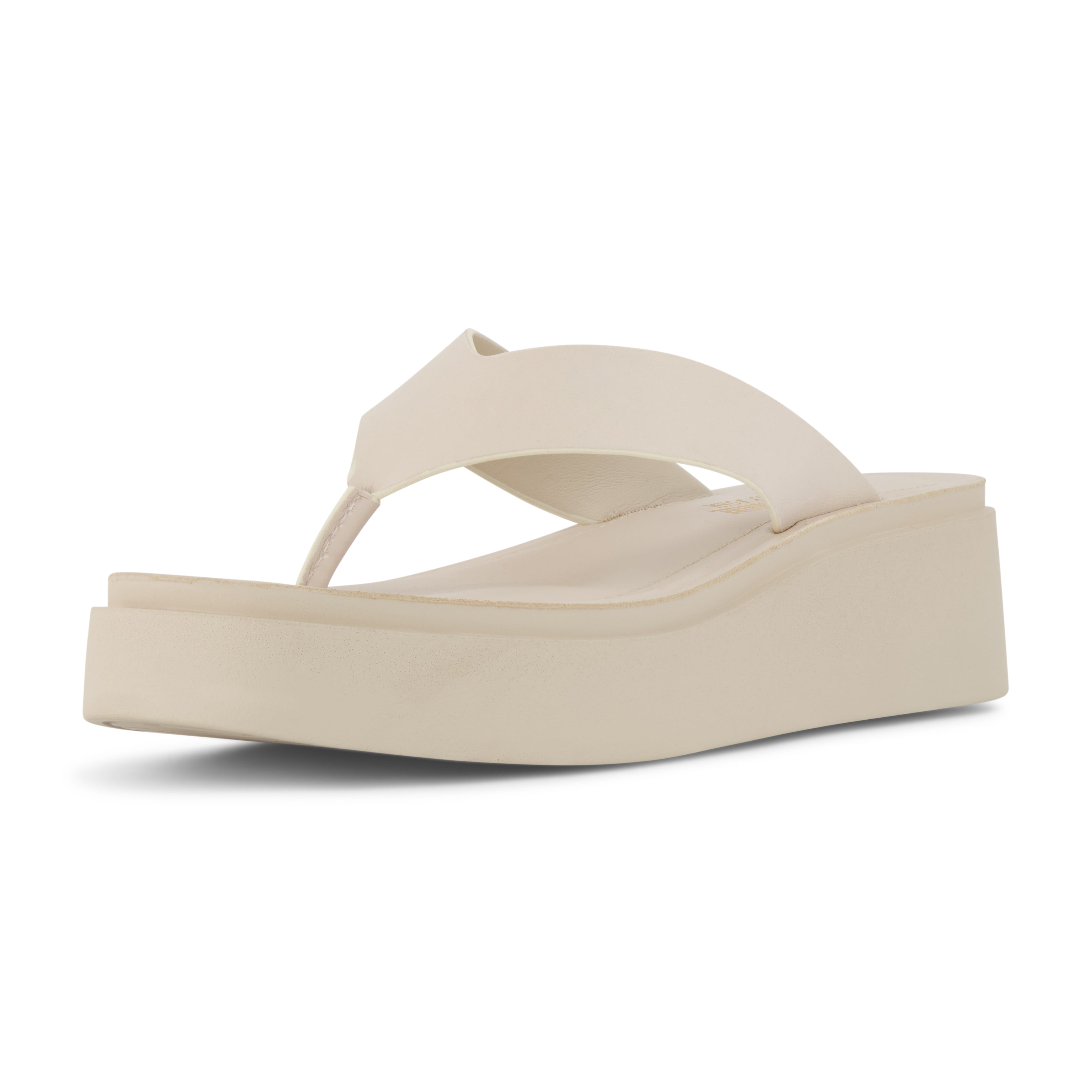 Pippin Platform Thong Sandal Beige
