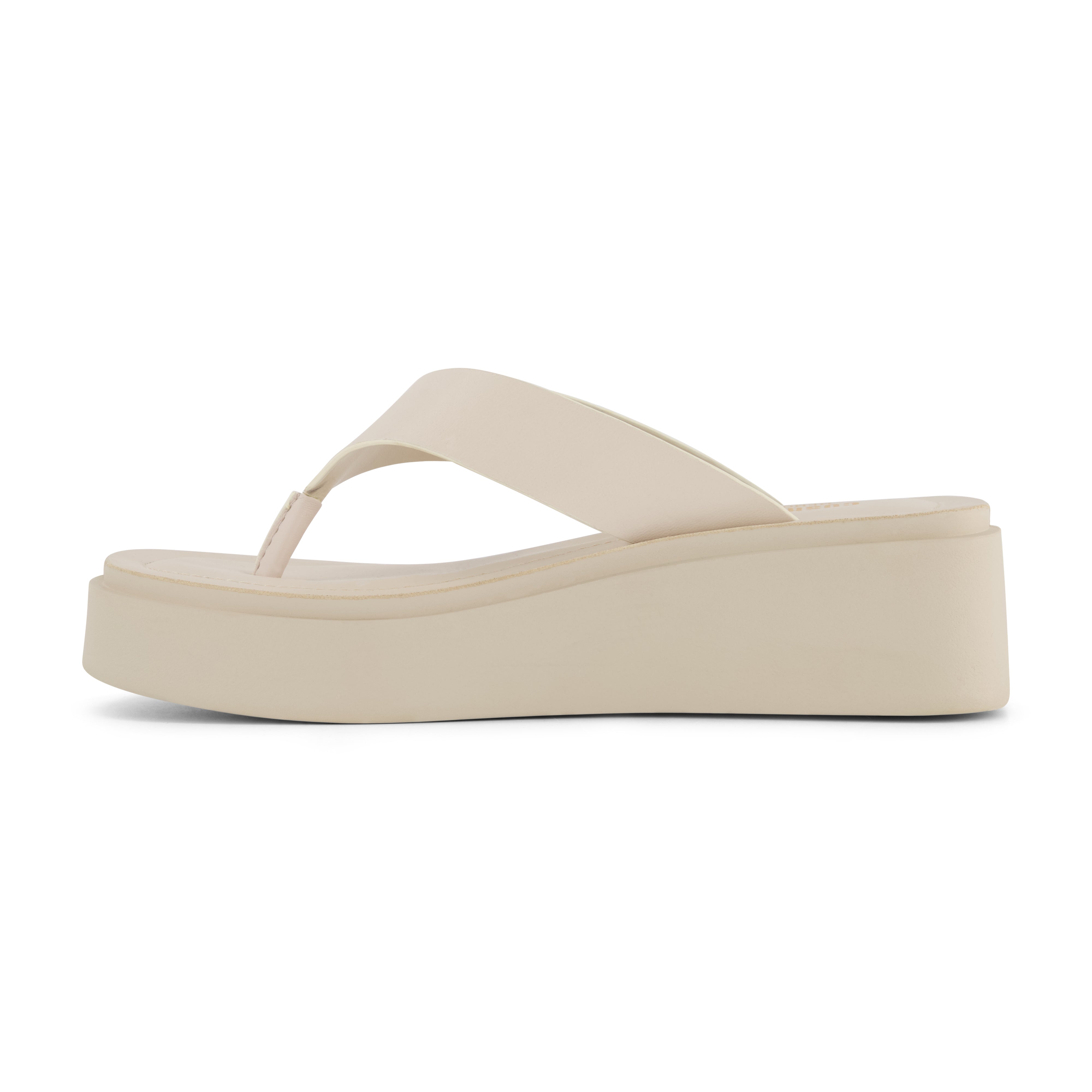 Pippin Platform Thong Sandal Beige