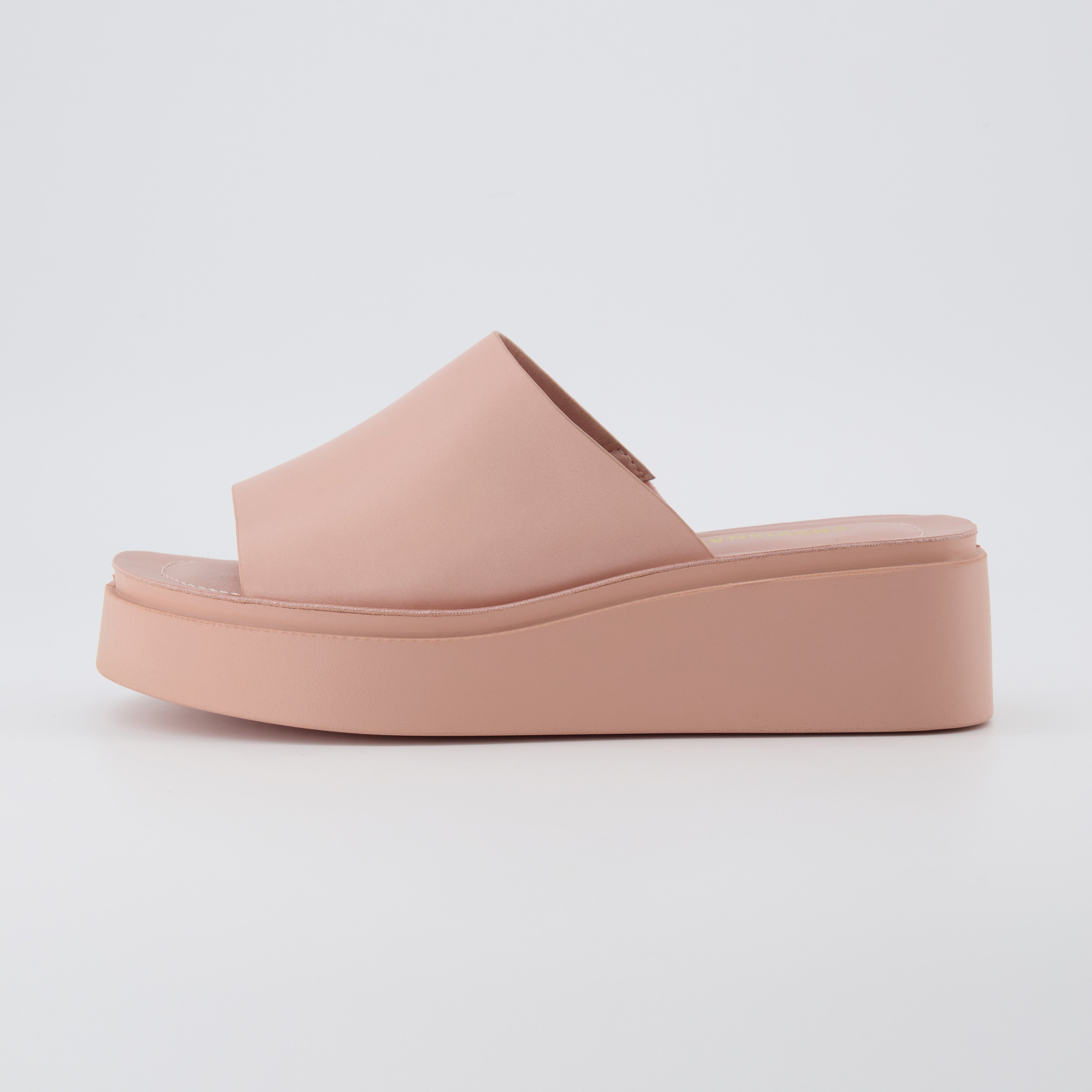 Play One Band Platform Sandals Pink