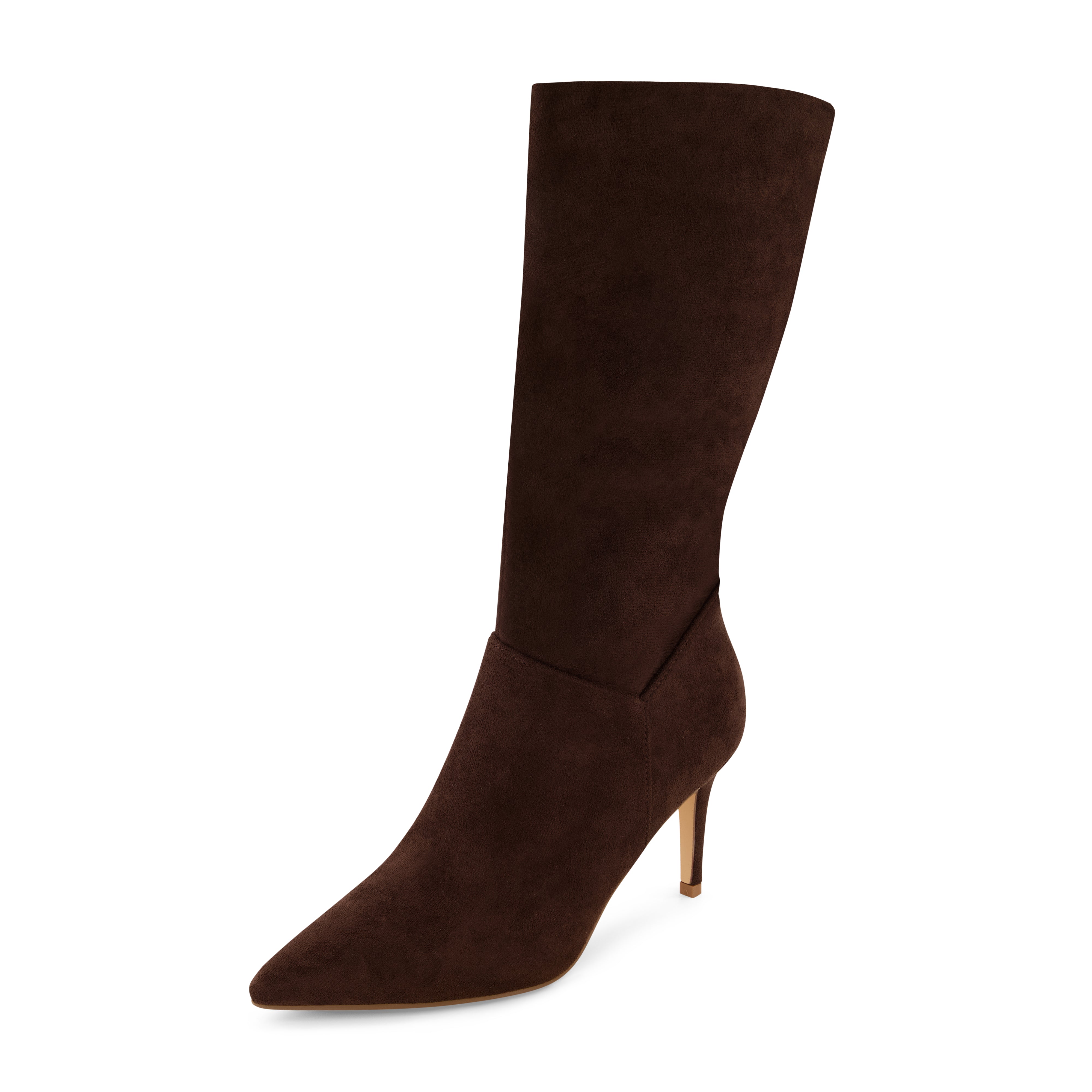 CUSHIONAIRE Women's Dolly Bootie With Memory Foam - Ankle Boot, Wide Width Available, Brown Rugged, Size 6.5