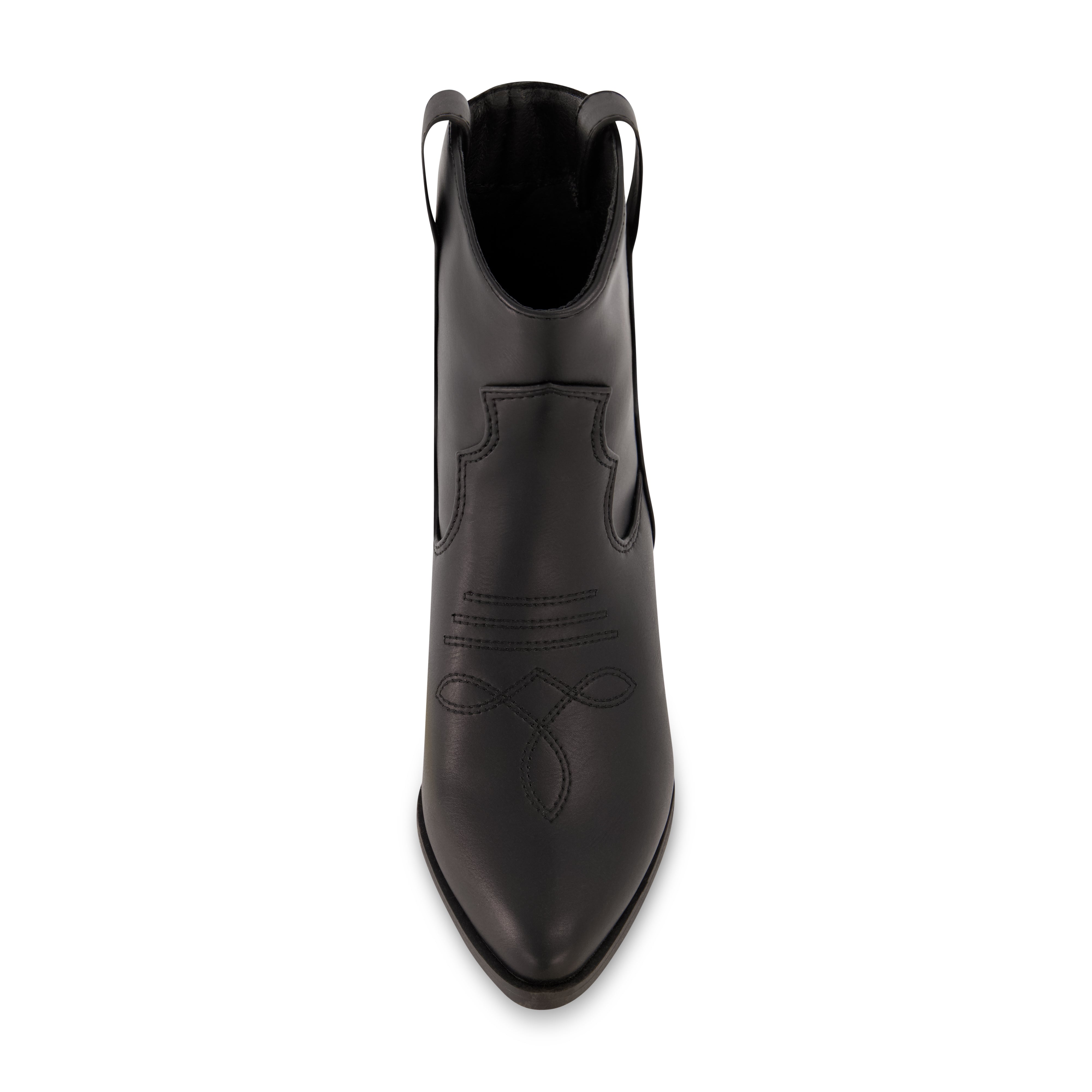 Rocky Western Stacked Heel Boot Black