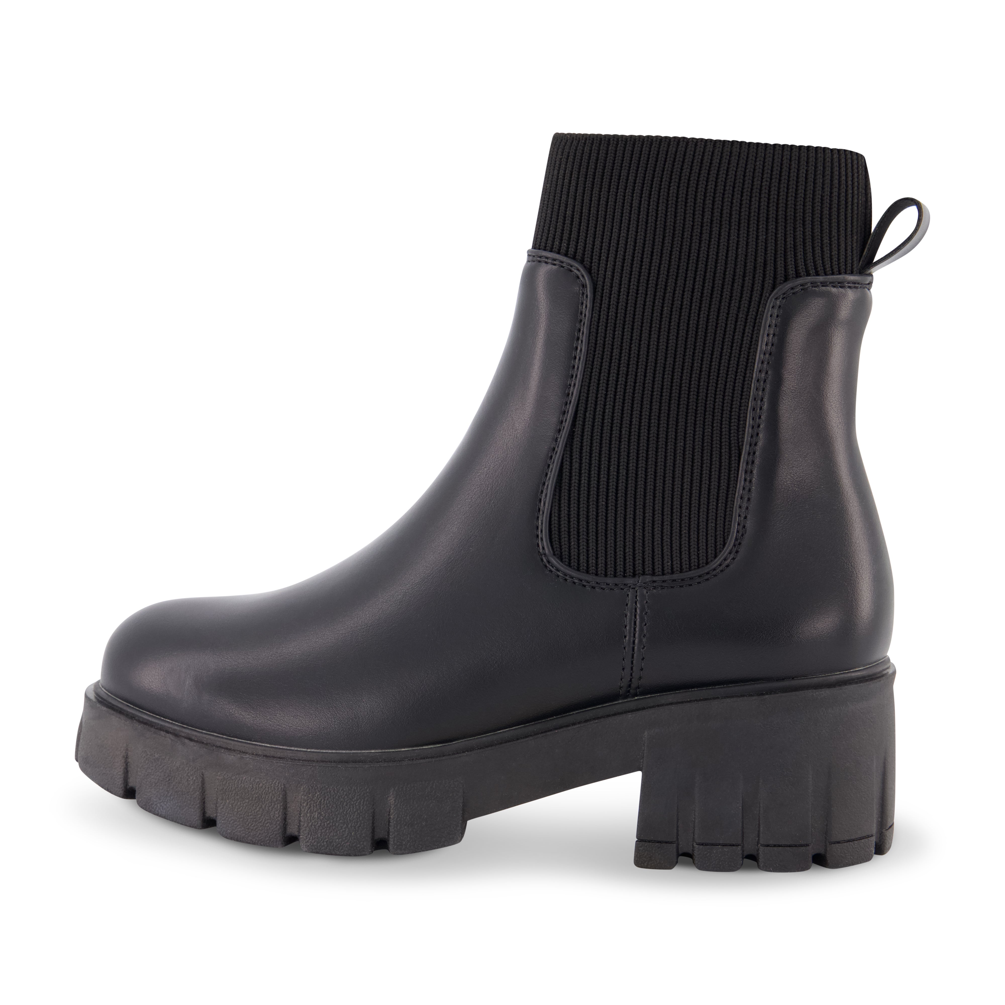 Sparks Lug Sole Chelsea Boot Black