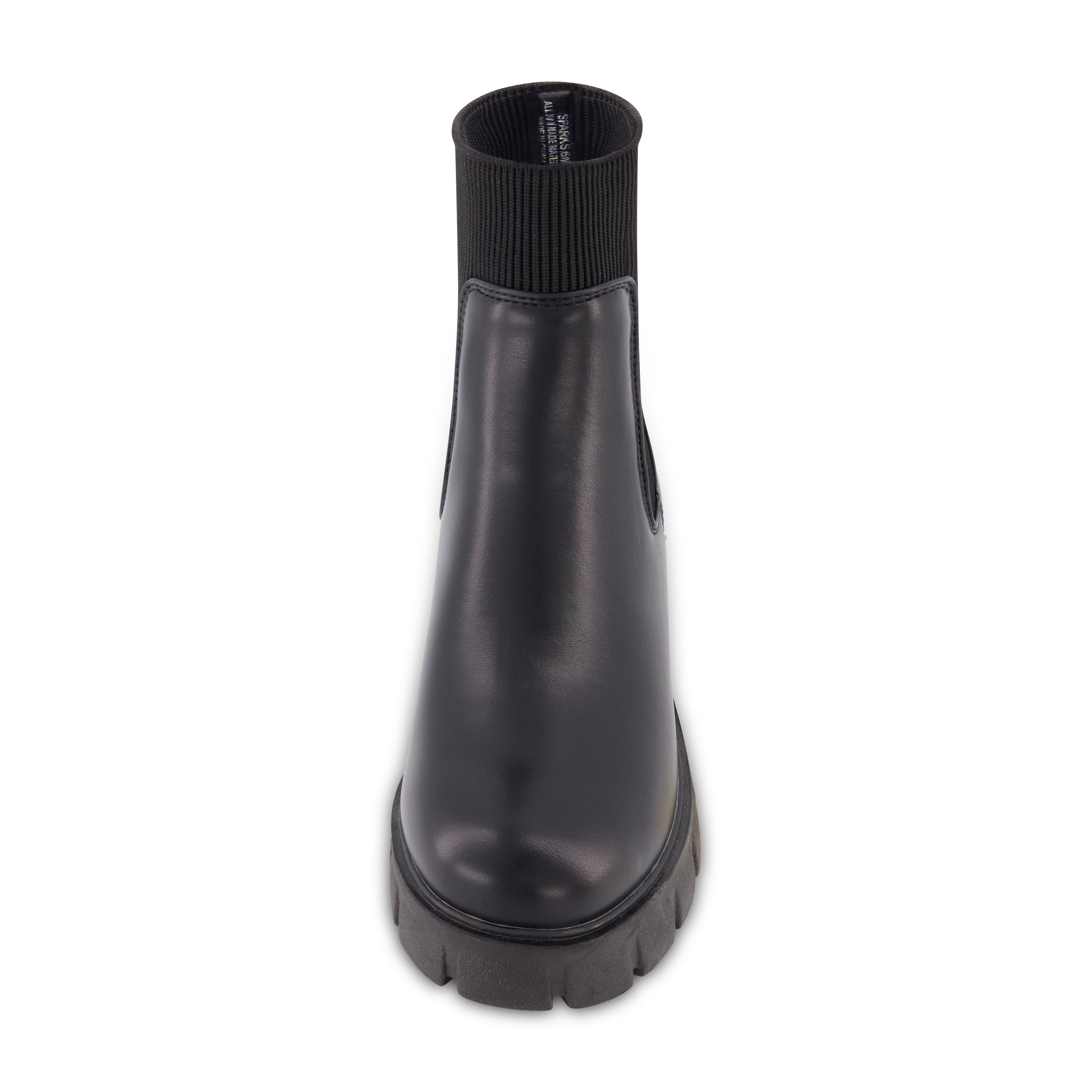 Sparks Lug Sole Chelsea Boot Black
