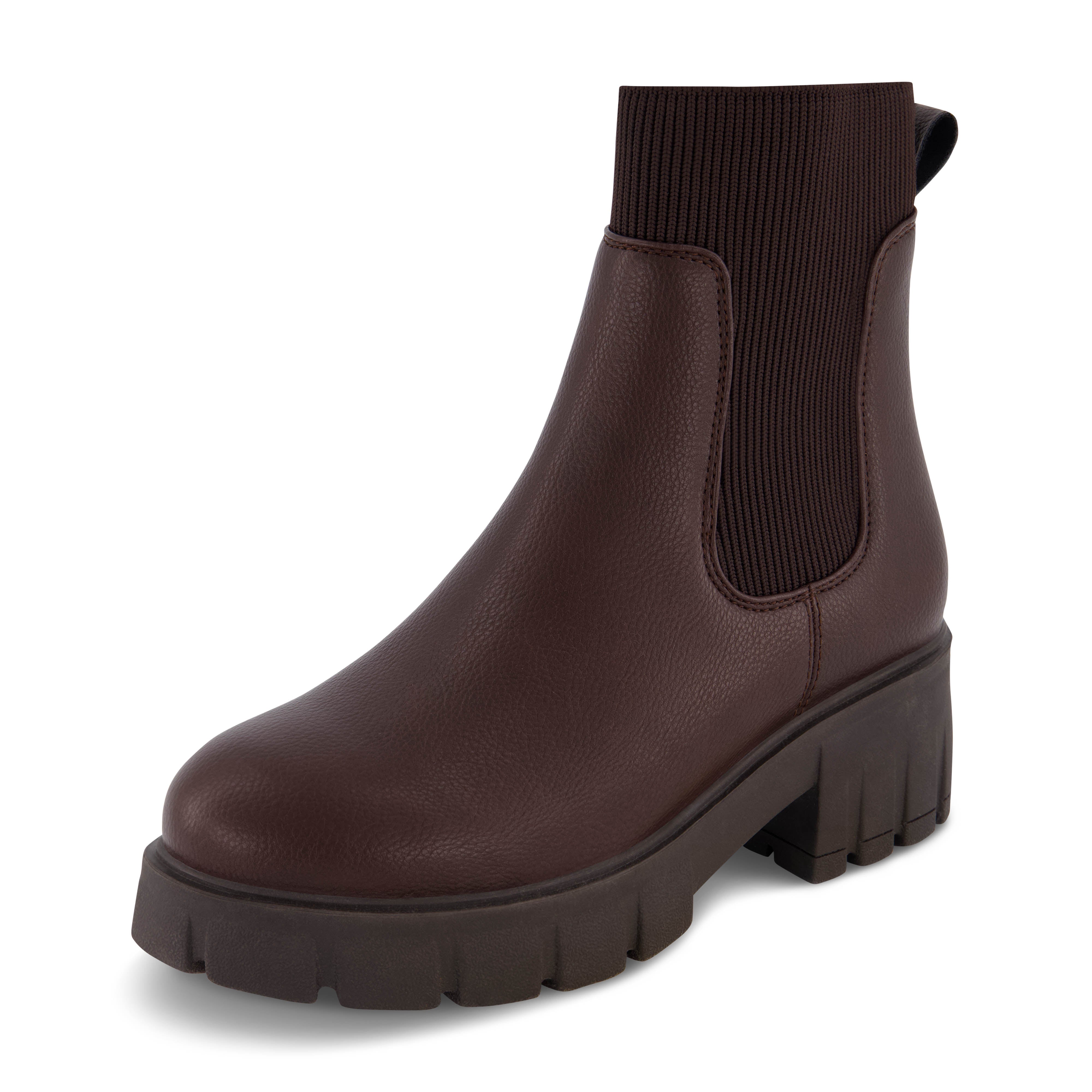 Sparks Lug Sole Chelsea Boot Chocolate
