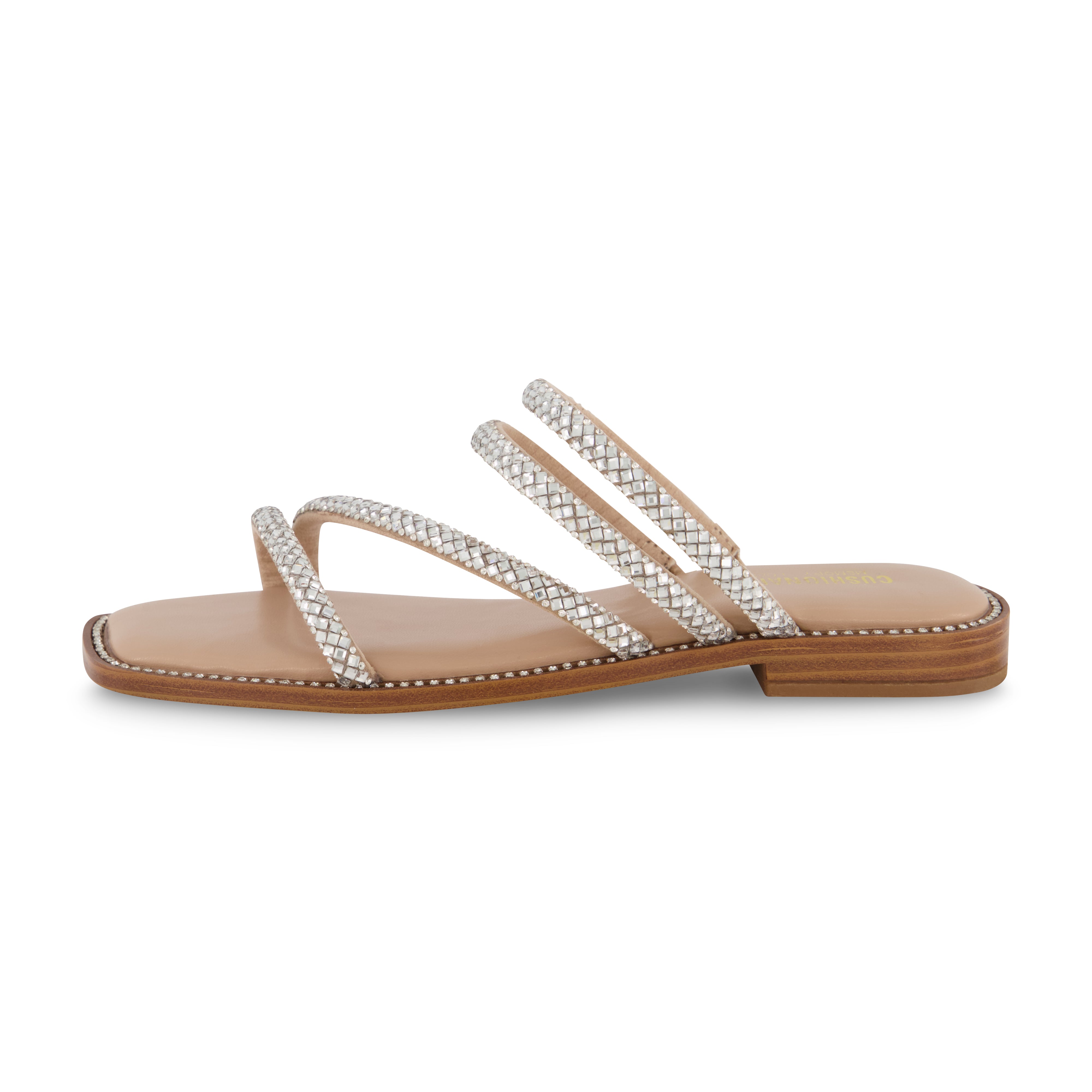 Varda Studded Strappy Sandal Silver