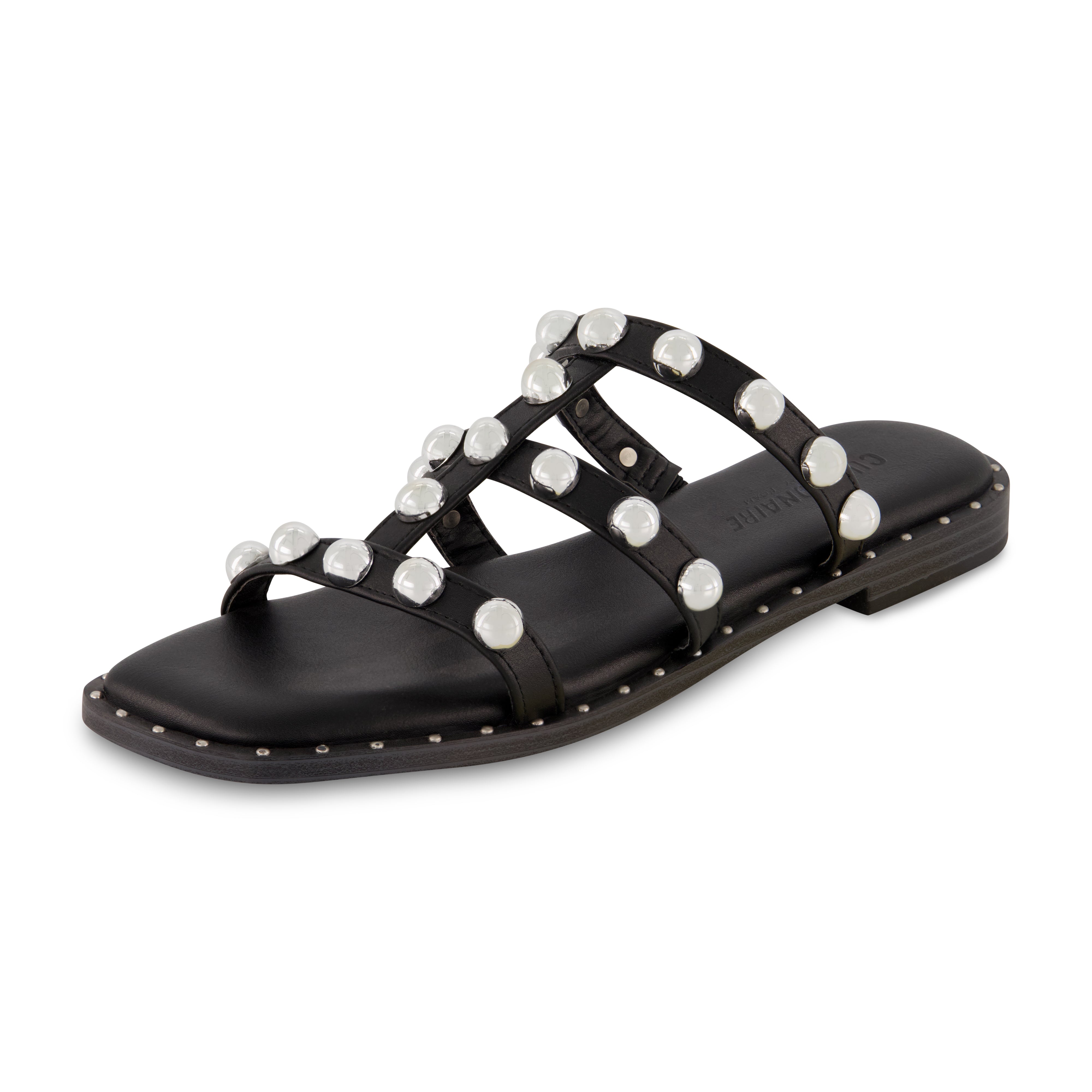 Ventura Studded Sandal Black