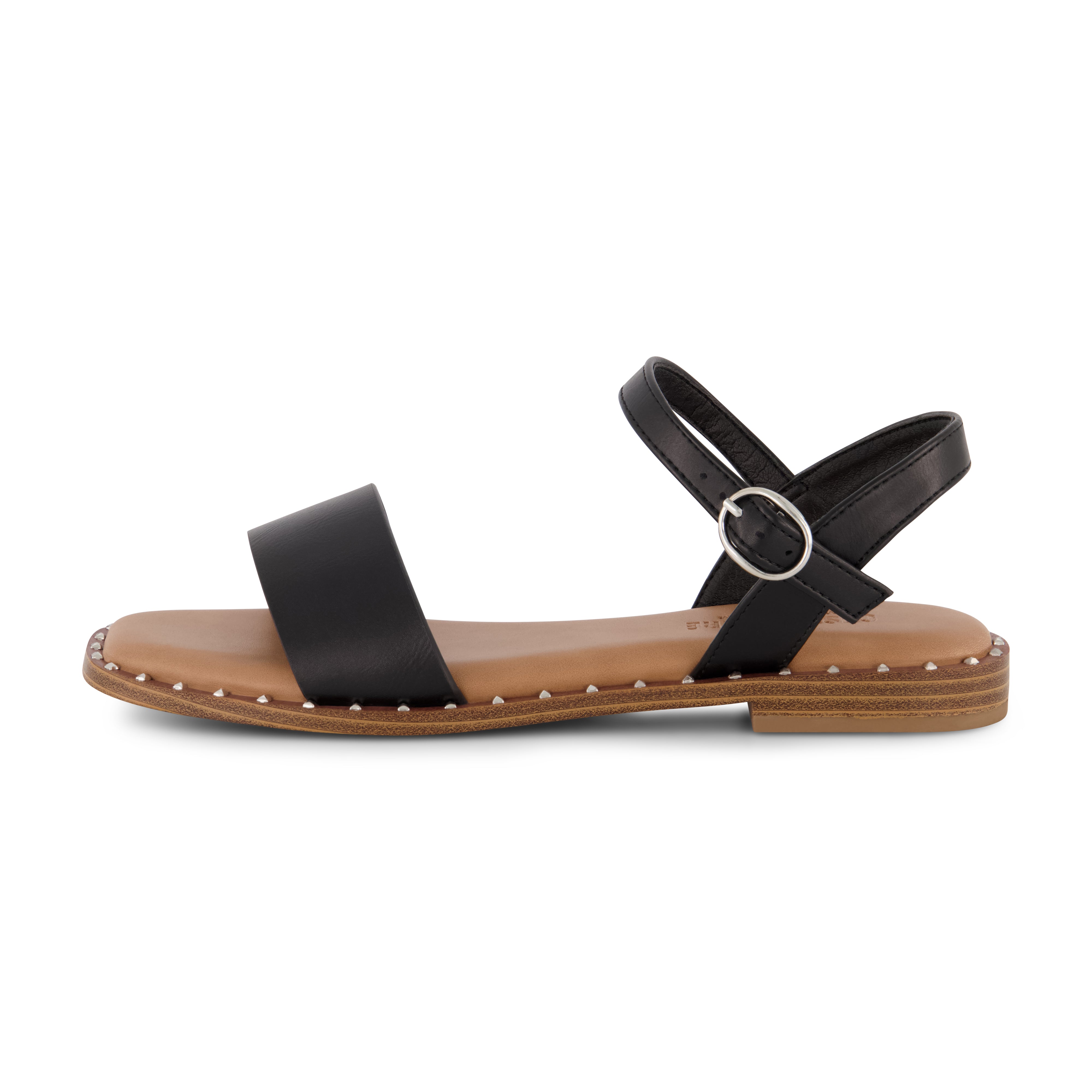 Verona Studded One Band Sandal Black