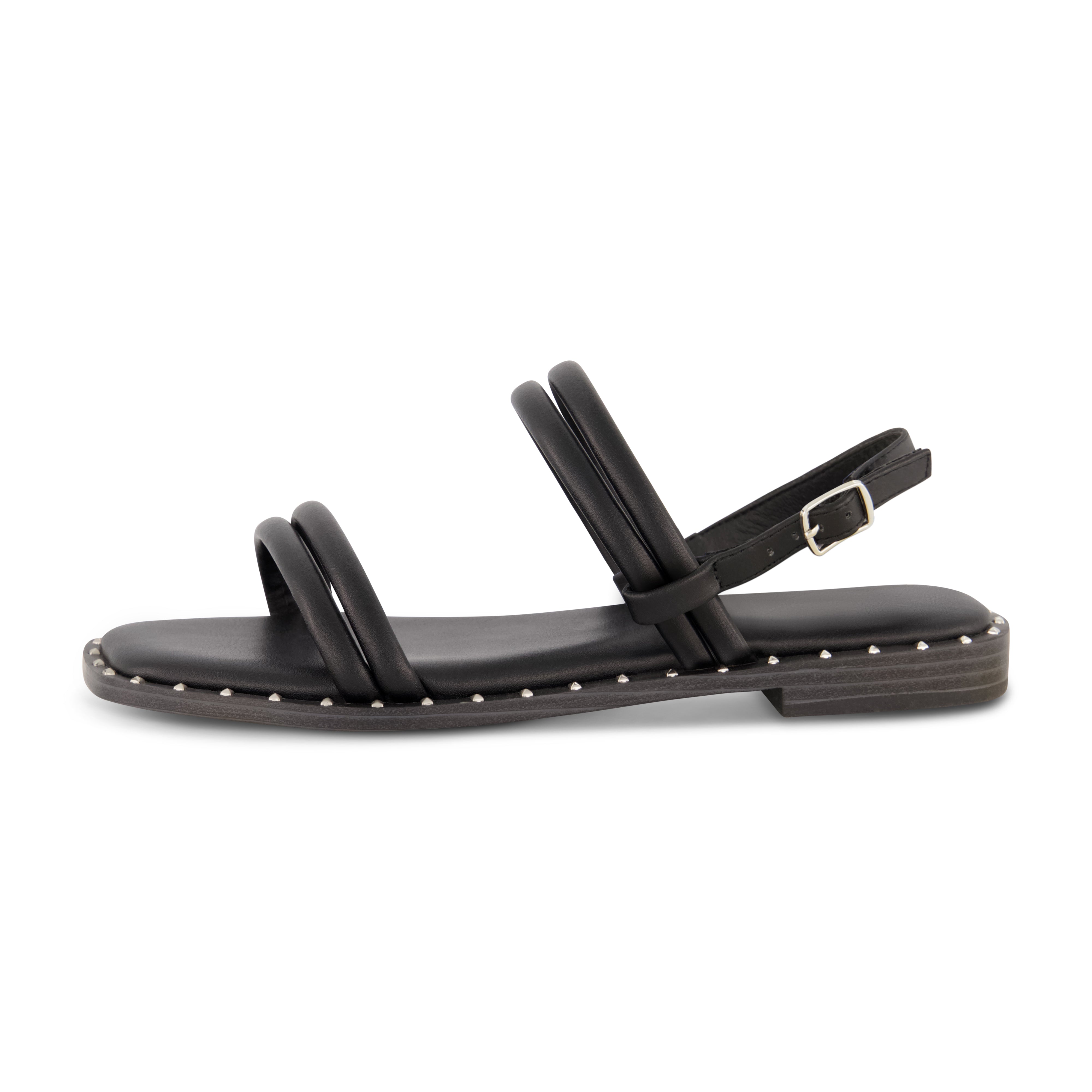 Virgo Studded Sandal Black