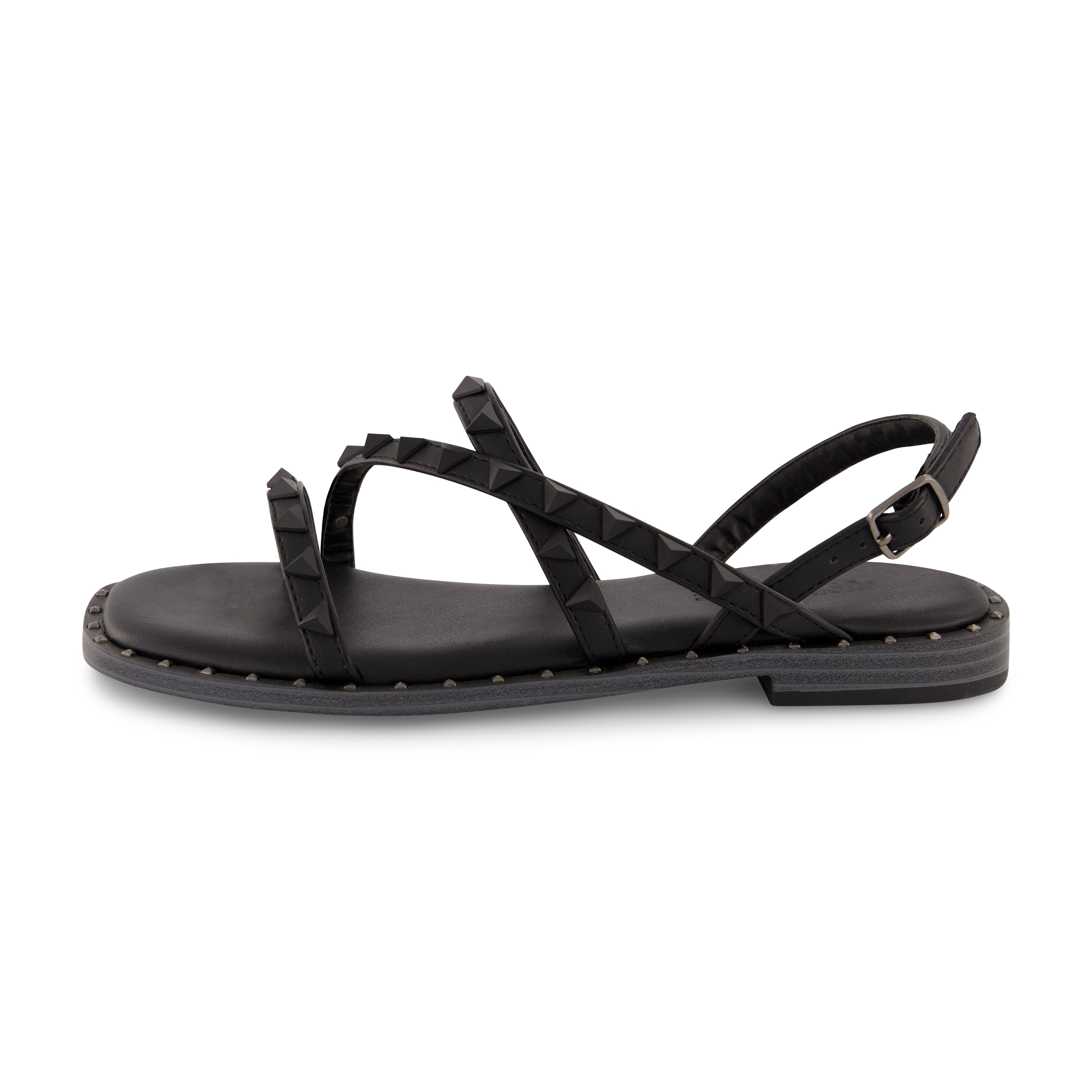 Vogue Studded Sandal Black