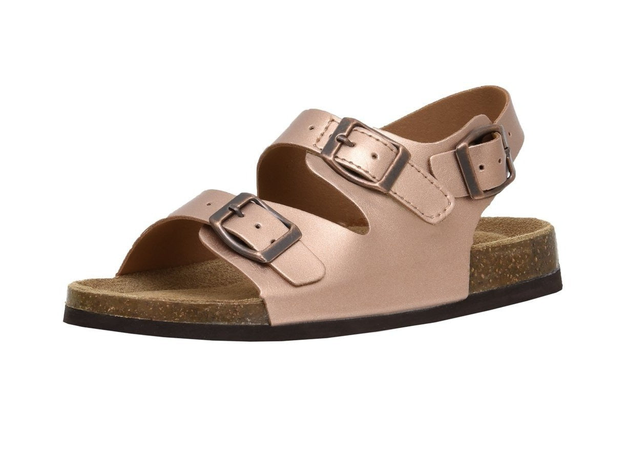 Liana Jr Cork Footbed Sandal Rose Gold