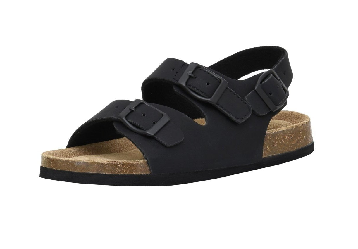 Liana Jr Cork Footbed Sandal Black