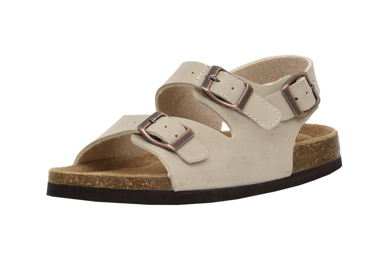 Liana Jr Cork Footbed Sandal Stone Nubuck